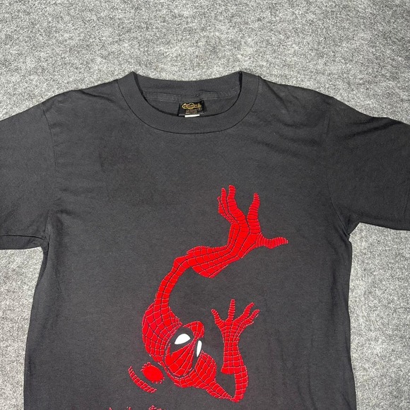 Changes Other - VTG 90s Spider-Man Marvel Changes T Shirt Mens M Black Single Stitch USA Made